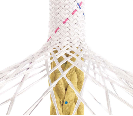 High Strength 8/12 Strand Braided Hawser Polypropylene PP Mono Monofilament Nylon Marine Towing Rope for Mooring