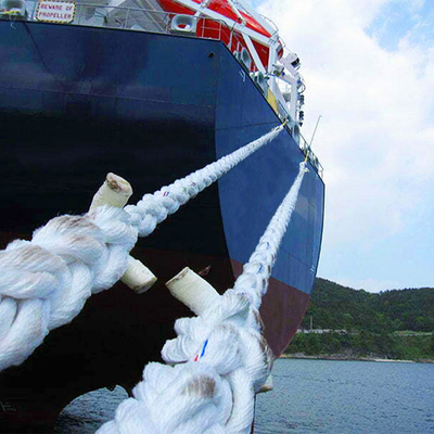 12 Strand  Braided Marine Mooring Rope Polyester Nylon PP Hawser for Packing & Transportation