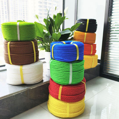 3 Strand Twisted Polyethylene Rope 10 12 14 mm * 220 m Fishing Marine PE Rope Boat Rope Durable Saltwater Resistant