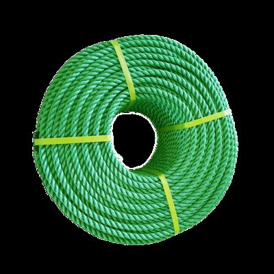 3 /4 Strand 8 MM PP Polypropylene Twisted Braided Packaging Rope for Fishing Marine