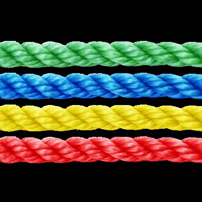 3 /4 Strand 8 MM PP Polypropylene Twisted Braided Packaging Rope for Fishing Marine