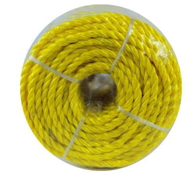 Cheap 3 or 4 Strands Twisted pp Rope 100m 200m Customized Length Polypropylene Mooring Rope