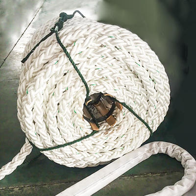 8 Strand Braided Woven Rope Marine Mooring Hawser Tail Essential Marine Supply