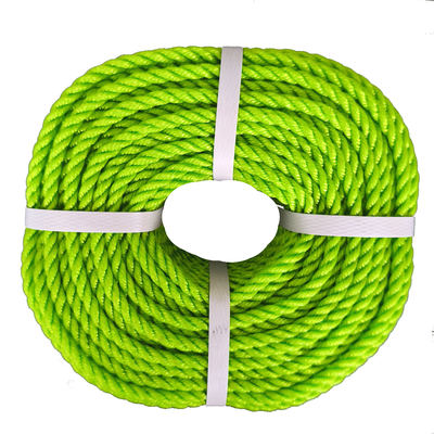 6mm Polyethylene 3 Strands Twisted Nylon Rope Plastic PE Rope for Anchor Boat Mooring