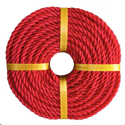 6mm Polyethylene 3 Strands Twisted Nylon Rope Plastic PE Rope for Anchor Boat Mooring
