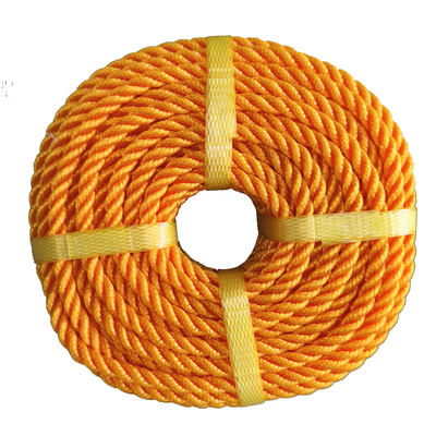 6mm Polyethylene 3 Strands Twisted Nylon Rope Plastic PE Rope for Anchor Boat Mooring