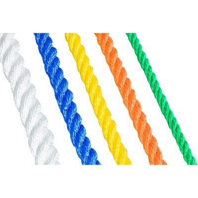 12 Strand Braided Nylon PP Colorful Marine Boat Ropes Anchor Line