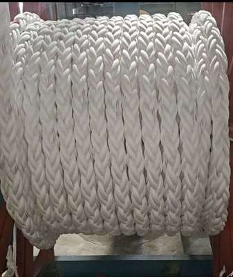 64mmx220m Marine Hawser 8 Strand Polypropylene Multifilament Rope Mooring Rope for Shipowner/Ship Berthing