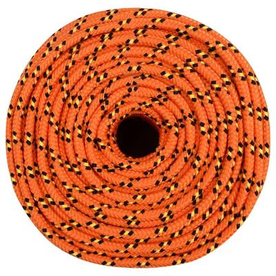Orange Double Braid Arborist Rigging Rope Outdoor Style Nylon