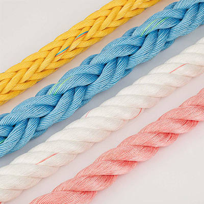 High Strength Polypropylene 3 Strand Twisted PE Twine Nylon Marine Rope PP Rope