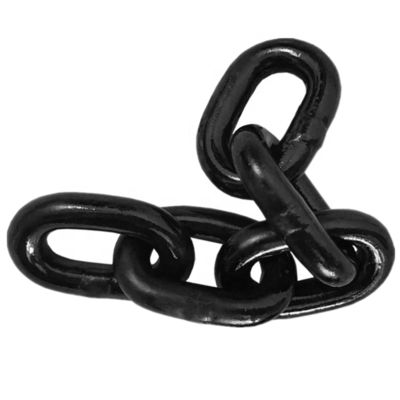 High Tensile Black Heavy Duty Welded Alloy Steel G80 G100 Lifting Link Load Chain