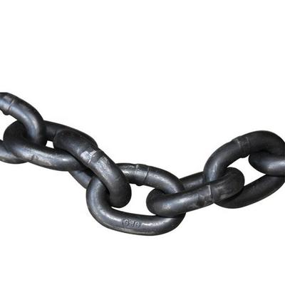 High Tensile Black Heavy Duty Welded Alloy Steel G80 G100 Lifting Link Load Chain