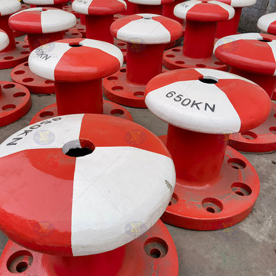 Cast Steel/Cast Iron Docking Dolphin Marine Pillar Bollard for Ports Marine Mooring Solutions