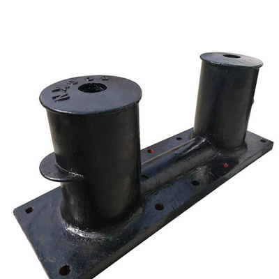 Single Cross Mooring Bitt Bollard Marine Single Dock Yacht Cable Guide Bollard