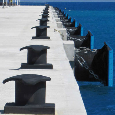 Single Cross Mooring Bitt Bollard Marine Single Dock Yacht Cable Guide Bollard