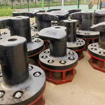 Single Cross Mooring Bitt Bollard Marine Single Dock Yacht Cable Guide Bollard