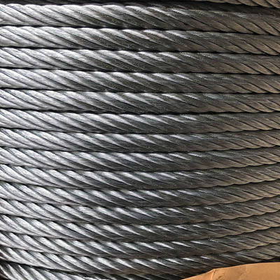 Cable de alambre galvanizado de 7 x 19, 8 mm, 10 mm y 12 mm, cable de elevación suave, antitorsión, grúa, cable de metal resistente.