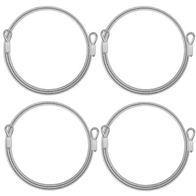 Galv 12mm 3 Ton 4t Stainless Steel Wire Rope Lifting Sling Ss316l 14mm No Rotation 7x7 Sling Rope Wire With Thimble Ferrules