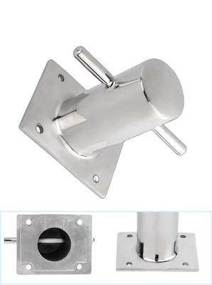 Marine Hardware Supplier Heavy Duty Mooring Marine Double Horn Bitt Cross Cast Iron Bollards Marine Bollard