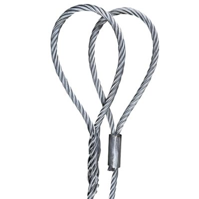 6X36WS-IWRC Core GSWR Galvanized Steel Wire Rope Lifting Sling with Thimble on Both Ends