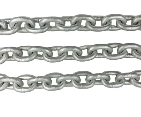 8mm Hot Dip Galvanized Chain DIN766 Welded Marine Chain for Connection