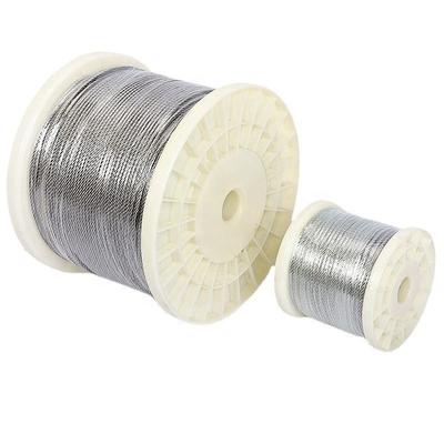 Stainless Steel 316 Marine Wire Rope 7 X 19 3mm(1/8 Inch) Rigging Cable