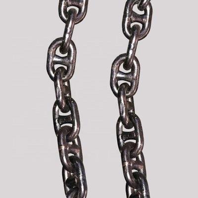 Black painted anchor chain for Boats Marine Hardware