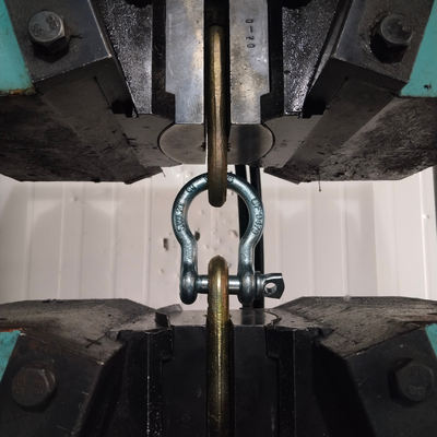 Galvanized Round Pin Chain Shackles G215 Federal Spec RR-C-271D Type IVB Compliant for Industrial Lifting Rigging Mining