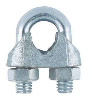 DIN 741 Malleable Wire Rope Clip Clamp Galvanized Steel Fasten Rigging