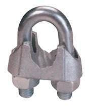 DIN 741 Malleable Wire Rope Clip Clamp Galvanized Steel Fasten Rigging