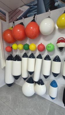 Polyform White F-Type Boat Fender Accessory with Piston Watercraft Fender Accessories