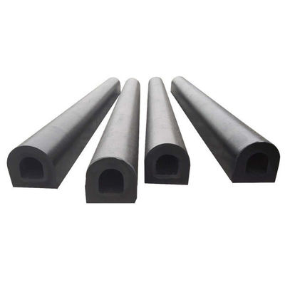 Cylindrical White Rubber Bumper Fender 100*100mm D Type Fender Boat Marine