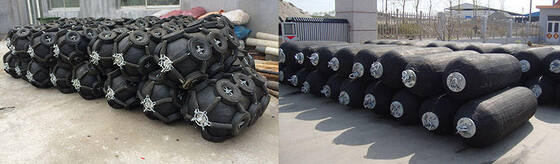 500*100mm Marine Floating Pneumatic Natural Rubber Fender with Tire Chain CCS Certified 1 Year Warranty for Marine Vessels Boats