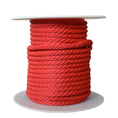 High-Tenacity Nylon/Polyester Braided Reflective Mooring Rope - 6-25mm 10-100m Marine Anchor Line for Boats Yachts