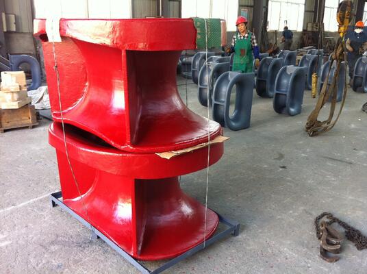 JIS F2017-BC Standard Bulwark Chock - 316 stainless steel material / High strength corrosion-resistant / Deck and ship side mooring hardware / Surface polished or brushed treatment