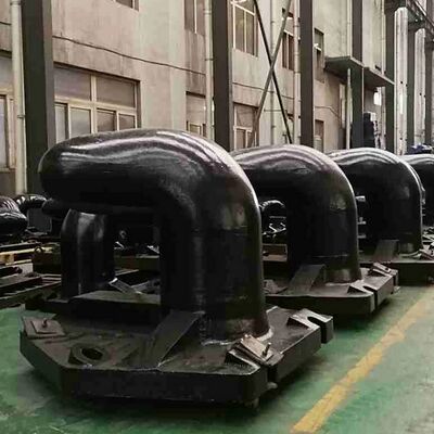 150T Cast SteelZG200-400/ZG230-450/ZG270-500 Marine Mooring Dock Bollards For Ships