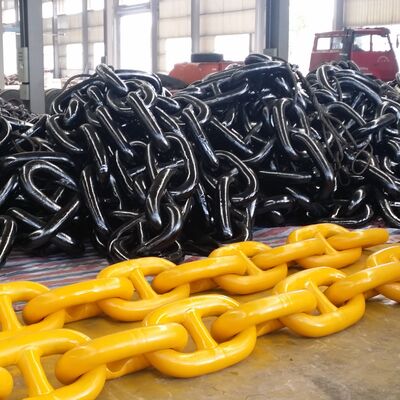 Grade Q2a/Q3a High-Strength Carbon Steel Ring Anchor Chain – Marine-Certified for Ships & Offshore Installations with Wear-Resistant & Anti-Corrosion Properties