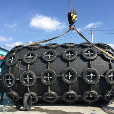 ISO9001:2015 Grade China Factory Inflatable Yokohama Type Floating Pneumatic Rubber Fender 50kpa 80kpa Yokohama Type 4.5m X 12m Floating Pneumatic Rubber Fender