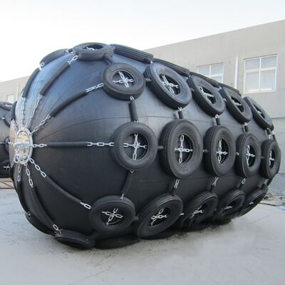 Long 1M-12M Diameter 0.5M-4.5M Certificate CCS,BV,GL,ISO9001 Tire and Chain Yokohama Rubber Dock Fender Pneumatic Rubber Fender