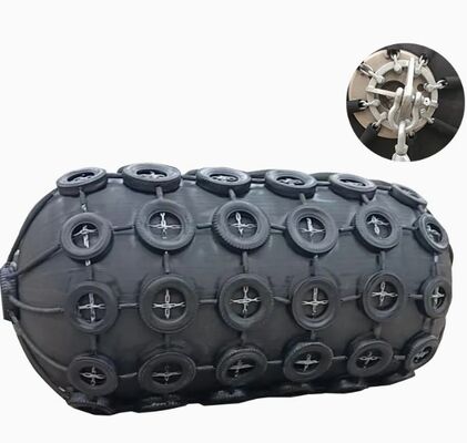 Pneumatic Fender 2.5x5.5m High Energy ISO Certified Durable Yokohama Type Fender fully comply with all requirements of ISO17357