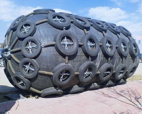 Niestandardowy 3,3m X 11,5m Pneumatyczny Fender Marynarski gumowy fender dla statków.