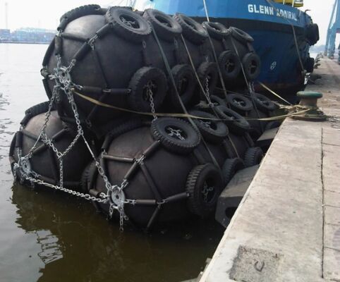 2*3m Marine Yokohama Type 50 Kpa Floating Inflatable Pneumatic Rubber Fender Material Natural Rubber, Rubber Dipped Tyre Cord Fabric