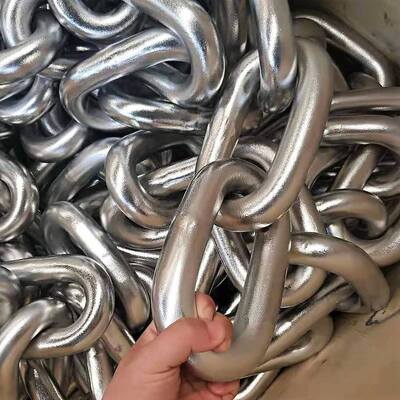 304 316 Stainless Steel Link Chain Stud Link Marine Anchor Chains 