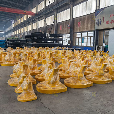 High-Strength Cast Steel Stag Horn Mooring Bollard with Double-Horn Design for 250-Ton Load Capacity