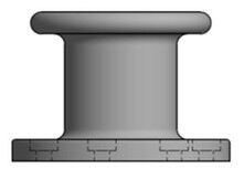 Pillar Bollard Bollard Heavy Duty Double Head Cast Steel/Cast Iron Bollard for Marine Docking - High Strength Steel Mooring Post