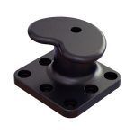 Kidney Bollard Heavy Duty Double Head Cast Steel/Cast Iron Bollard for Marine Docking - High Strength Steel Mooring Post