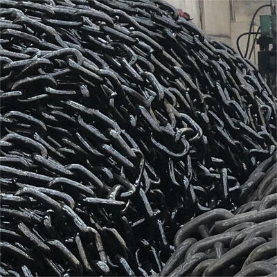  ISO Standard U1 U2 U3 Marine Stud Link Anchor Chain Custom Length 27.5m Shot Offshore Mooring Chain