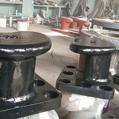 JINCHENG Brand Corrosion Resistant Cast Steel Tee Shape Mooring Bollard with 50kN to 5000kN Load Capacity