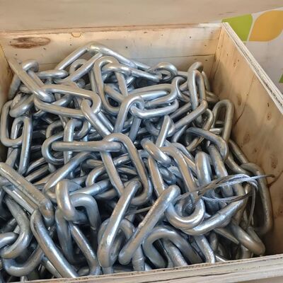 Premium Hot Dipped Galvanized High-Strength Alloy Steel DIN766 ISO4565 Certified Marine Anchor Chain for Industrial & Outdoor Use