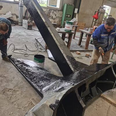 High Holding Power AC14 Stockless Anchor Cast Steel Marine Anchor 75kg-30000kg Custom Size 